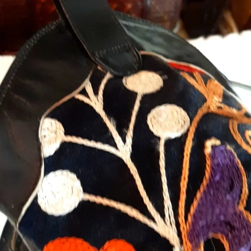 WOMANS GALERIA Embroidery Turkish Leather Boots 37 = 6 M Unique Luxury‎ Shoes